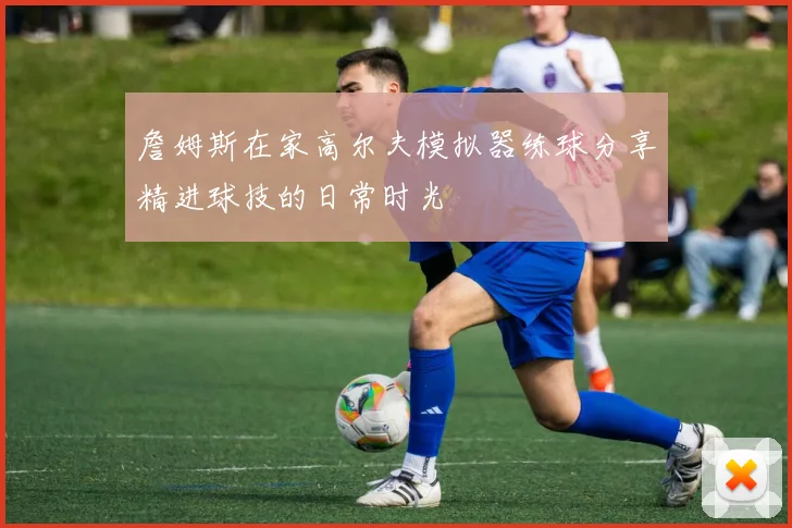 詹姆斯在家高尔夫模拟器练球分享精进球技的日常时光